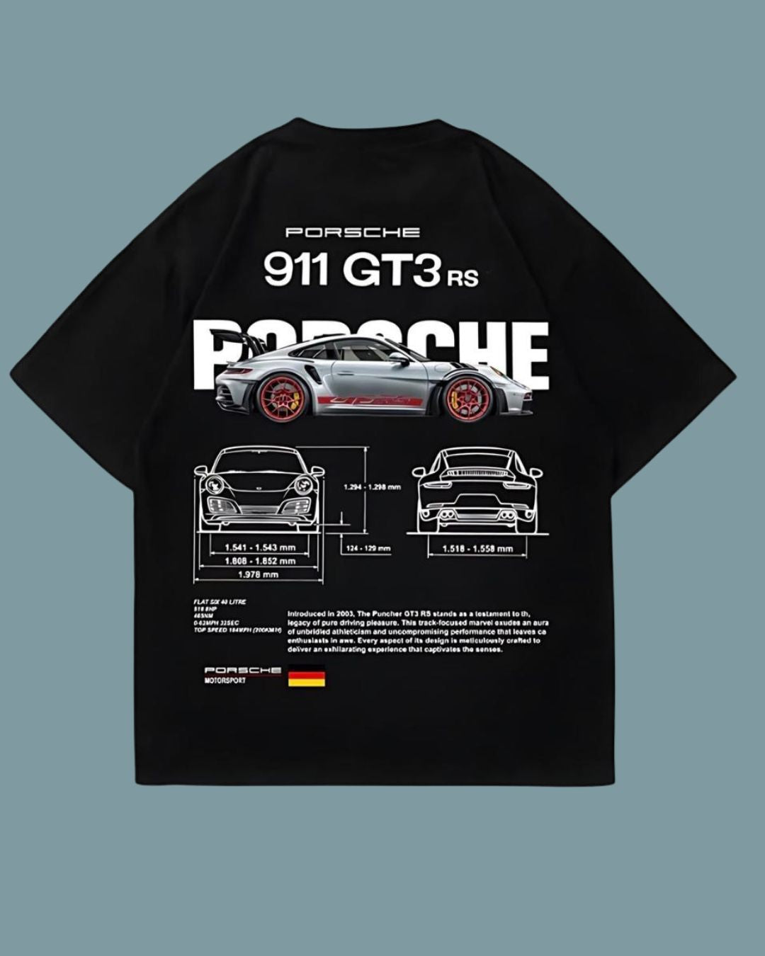 PORSCHE 911 OVERSIZED TEE