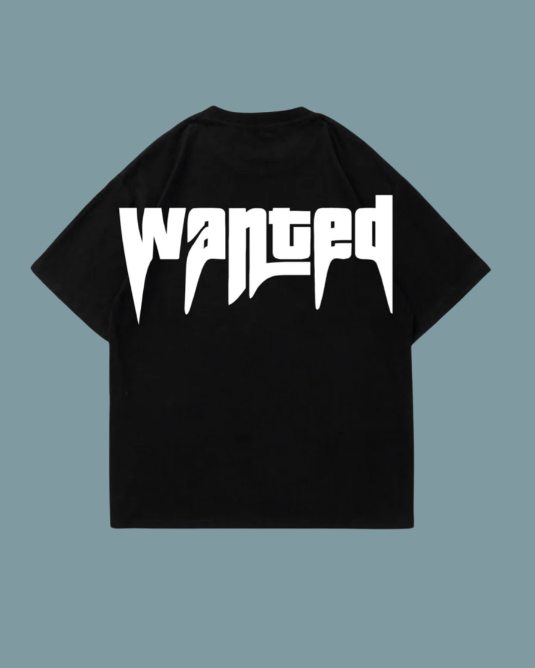 WANTED OVERSIZED TEE