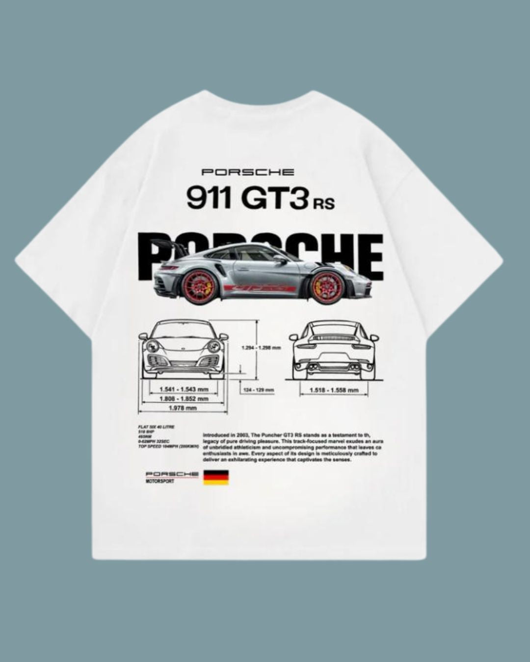 PORSCHE 911 OVERSIZED TEE