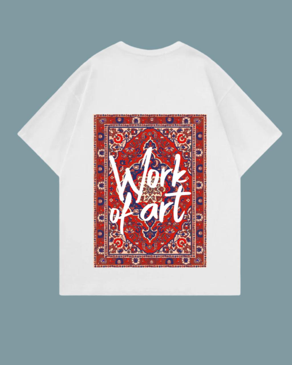 WORK OF ART OVERSIZED TEE