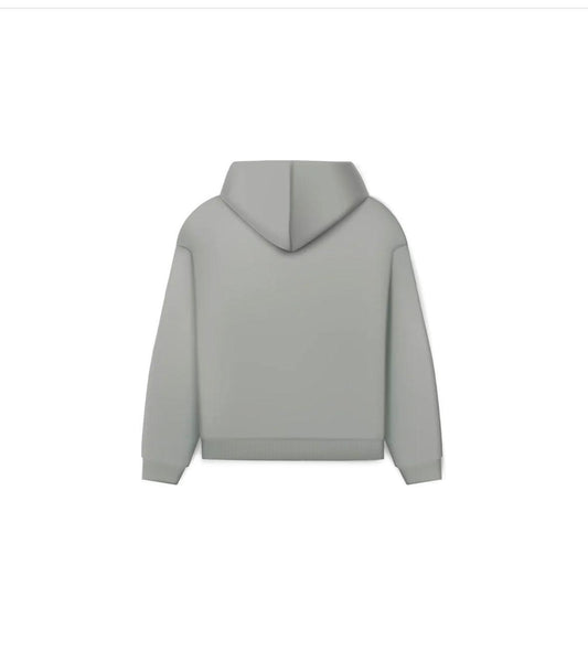 CUSTOM GREY HOODIE - TEEFUSION