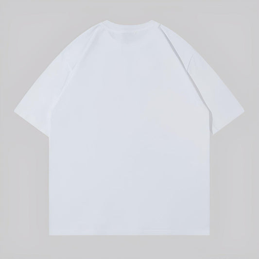 CUSTOM OVERSIZED WHITE TEE - TEEFUSION