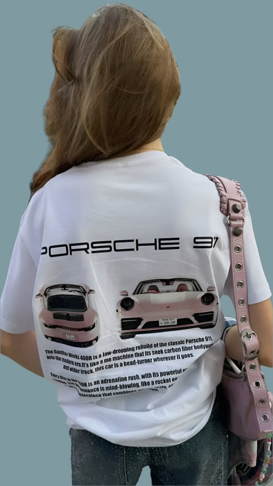 PORSCHE TARGA OVERSIZED TEE - TEEFUSION