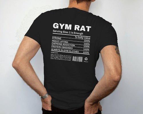 GYM RAT OVERSIZED TEE - TEEFUSION