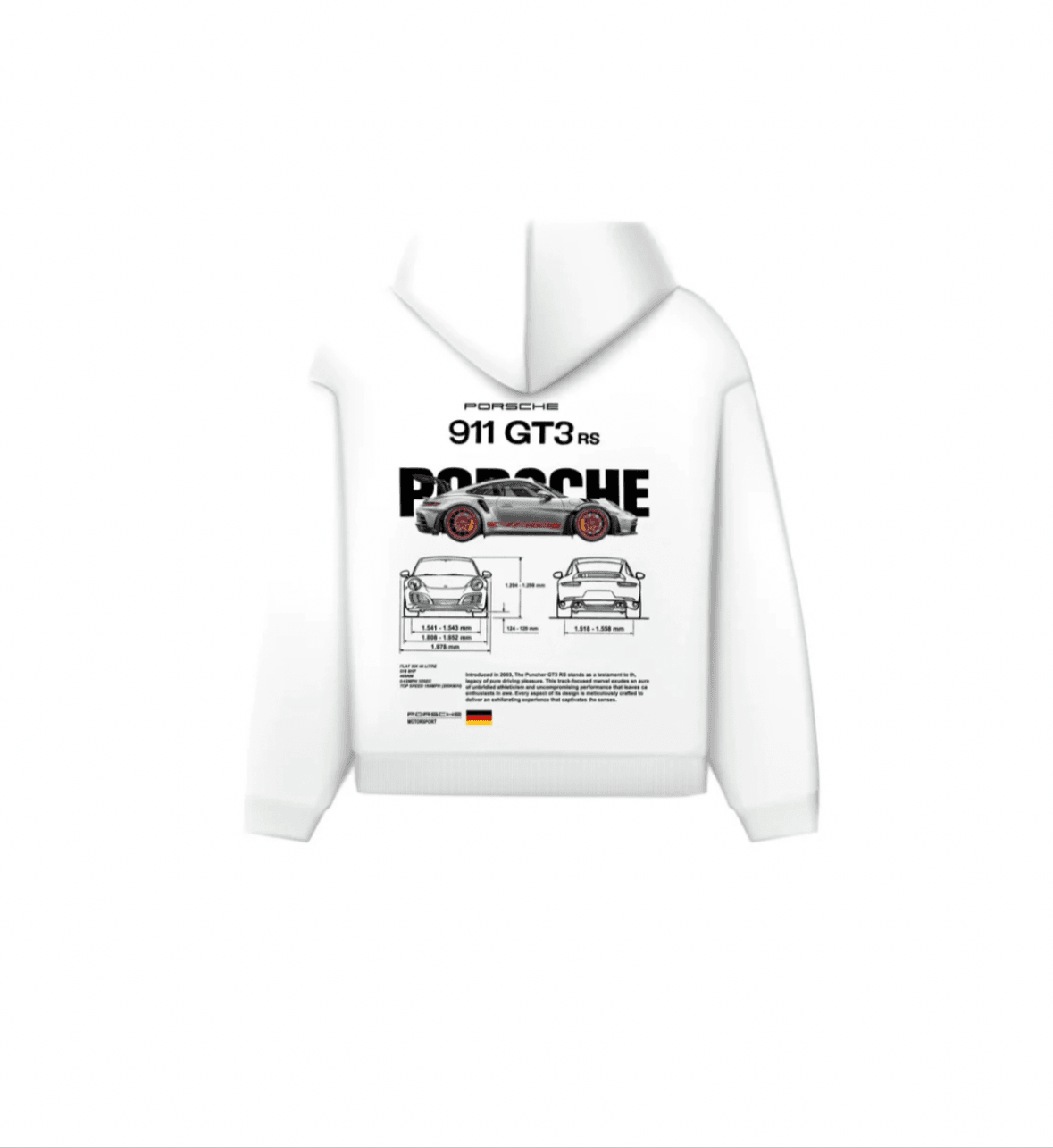 PORSCHE 911 HOODIE - TEEFUSION