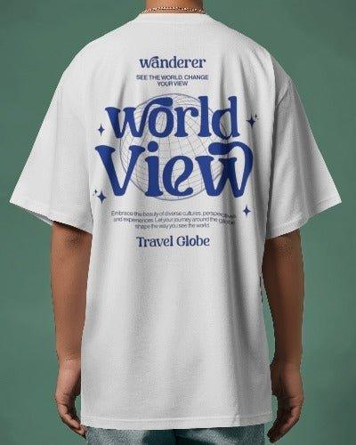 WORLD VIEW OVERSIZED TEE - TEEFUSION